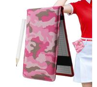 Golf Score Book, Portable Golf Journal Notebook with Pencilf, Oxford Cloth, Ideal Yardage Book for Men and Women, Perfect for Outdoor Sports and Golfers, Size: 18x11cm