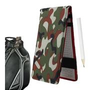 Golf Score Book, Portable Golf Journal Notebook with Pencilf, Oxford Cloth, Ideal Yardage Book for Men and Women, Perfect for Outdoor Sports and Golfers, Size: 18x11cm