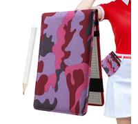 Golf Score Book, Portable Golf Journal Notebook with Pencilf, Oxford Cloth, Ideal Yardage Book for Men and Women, Perfect for Outdoor Sports and Golfers, Size: 18x11cm