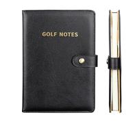 Golf ScoreBook - Cuaderno de golf con puntuación de golf, estado de juego | Accesorio compacto para escribir en el campo de golf y el protocolo portátil Green Field Performance para zonas de