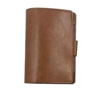 Golf Scorecard Holder, Yardage Scorecard Case, Pu Leather Organizer, Portable Protection Sleeve Sports Accessories Compact Storage Case for Golf Course Score Tracking Friends Lovers Travel 22.2x12cm