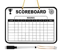 Golf Scorecard Set - Reusable Golf Score, Stat Tracking Card, Tally Recording Accessory | Game Score Management Tool, Supplies Kit for Amateur Professionals Players Tournament