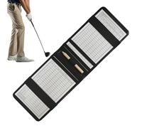 Golf-Scorekarten-Halter - PU Leder Golfplatz Zubehör, Golf Entfernungsbuch, Faltbarer Scorekartenhalter | für Training Driving Range Zuhause Garten Sportclub Wettbewerb Simulation Freizeit