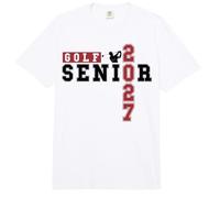 Golf Senior Night Golfing Senior 2027 Graduación 113 Comfort Colors Adult Heavyweight T-Shirt