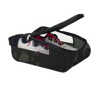 Golf Shoe Bag, Double Zippered Athletic Shoes Carrier, Ventilated Sport Slippers Travel Bag, Foldable Sneaker Case for Shoes, Socks, Tees, Golfs Balls, Compact Design