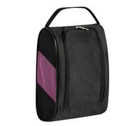 Golf Shoe Bag - Portable Athletic Footwear Carrier, Breathable Sports Luggage with Ventilated Mesh Side Panels, Travel Cleat Organizer, Double Zipper Sneaker Case, Shoe Guard for Golf Baseball Soccer