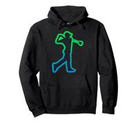 Golf Silhouette Golf Player Golf Balls Game Golfer Hombres Niños Sudadera con Capucha
