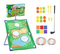 Golf Simulator Game, Sticky Chip Practice, Portable Golfer Toy, Easy Setup Mat, Sturdy Target Material, Ideal para de patio trasero y entretenimiento en casa de golf, 1 juego