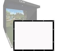 Golf Simulator Impact Screen, 4:3 SIM Ball Simulator Impact Display Projektionsbildschirmtuch für das Golftraining im Innen- und Außenbereich zu Hause(Size:150in 4:3)