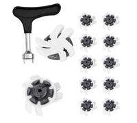 Golf Spikes - Golf Cleat Shoe Spikes Anti Slip Footwears - Quick Twist Golf Spikes Portable Golf Cleats Wrench Screw For Golf Trainers Outdoor Court - Golf Shoe Spikes - Golf Shoe Spikes Replacements