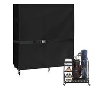 Golf Storage Rack Dust Cover - Waterproof Heavy-Duty Oxford Protective Bag | 40.94x16.14x44.09 Inch | Heavy-Duty Oxford Cloth & Silver Coating | Double Zipper & Drawstring Design, Weatherproof Protect