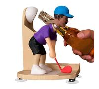 Golf Swing Beer Bottle Opener,Portable Golf Club Bottle Opener,Portable Tabletop Can Manual Kitchen Tool for Beer Soda Cans Men Women Dad Husband Golfer Home Kitchen Office RV Camping Travel BBQ Party