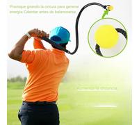 Golf Swing Trainer, Adjustable Swing Rope, Flexibility Strength Equipment, 37-Inch Speed and Rhythm Practice Aid, Training Tool for Men, Women, Beginners, Senior, Junior & Golfers, Black