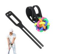 Golf Swing Trainer Aid, Adjustable Golf Grip Training Ball Men 3.74 Inches, Women, Youth, Teens, Boys & Girls, Enhancement Accessory for Athletes, Cyclists & Golfers, Adaptable Practice Tool