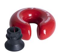 Golf Swing Weight Ring, Aluminum Alloy and Rubber Training Aid, Warm-Up Swing Donut for Golf Clubs, Secure Non-Slip Design for Practice, Perfect for Enthusiasts, 6.57x5x0.98 Inches