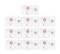 Golf Tape - 10 Sheets Alignment Guide | Precision Golf Training Aid | Clubs Hitting Guides For Women Athlete Swinging Indoor Outdoor Sports Men Teens Distance Practice