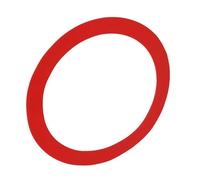 Golf Target Circle Ring, Golf Training Visual Aid, Circle Putting and Chipping Training Tool Silicone Vibrant Target Indicator tee Up Ring for Training (Red Small Circle 50.5cm)