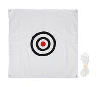 Golf Target Red de golpeo de Golf de Tela Oxford de 4.9 pies, Objetivo de práctica de Golf para Entrenamiento de Swing, diseño Vibrante con 4 Cuerdas de sujeción, Ayuda portátil (Blanca)