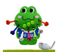 Golf Tee Bag Pouch, Golf Tee Pouch, Organization Holder Frog,| Cute Organizer Ball Storage Holder for Women Golfers Training Practice Golfing Accessories