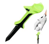 Golf Tees - 10 Degree Tilt Golf Tees For Golfers, Tapered Base Design, Less Friction Accuracy Improver For Ball Sport Ranges | Beginners Training Lesson Practice | Driver Tee Supplies For Indoor Outdo