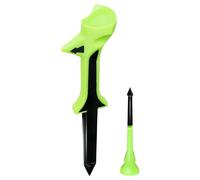 Golf Tees, 10 grados inclinados, 3,27 x 0,98 x 0,79 pulgadas Tapered Base Design, Less Friction Accuracy Improver Supplies for Ball Sport Ranges Beginners Training Lesson and Enhanced Practice