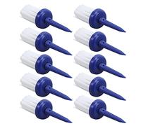 Golf Tees Plastic Baja resistencia Más distancia de altura consistente Camas de altura Golf Cero Fricción Celeba de golf de golf para el conductor de golf Manejo blanco Cabello (Blue and white hair)