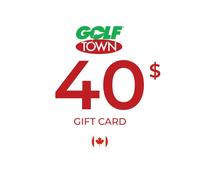 Golf Town Gift Card 40 CAD Key - CANADA