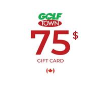 Golf Town Gift Card 75 CAD Key - CANADA