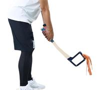 Golf Training Aid, Grip Trainer, Indoor Practice Tool, Warm-Up Swing Corrector, 24,41 x 6,5 x 1,77 pulgadas, Strength Balance Flexibility Enhancer for Beginners Men Women Gold Sports