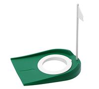 Golf Training Cup Mini Putt Hole Plastic Putting Practice Tool Adjustable Hole White Flag for Indoor Outdoor Home Office Golf