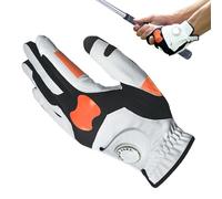 Golf Training Glove - Womens Left Hand Grip Positioner | Silicone Coated Spandex | Corrects Chipping Hook Reduces Slippage Improves Grip Strength