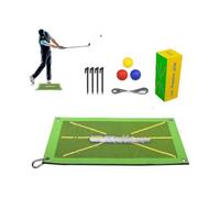Golf Training Mat for Swing Detection Batting,path Feedback Golf Practice Mats Indoor Outdoor Golf Swing Mat,premium Golf Impact Mat