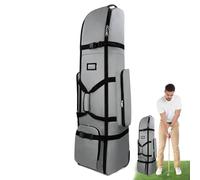 Golf Travel Bag, Rolling Luggage Cover, Heavy-Duty Waterproof Case, Plegable Wheeled Carrier, Outdoor Gear Storage, Ideal para Airline Flights, Torneos, Gift for Golfers