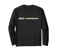 Golf Weekend Early tee Time Carrito de Golf Papás Jubilados Broma Manga Larga
