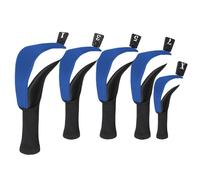 Golf Wood Club Headcovers Golf Hybrid Headcover Long Neck Protective Club Covers Anti Slip Wood Hybrid Head Cover Protective Head Cover For Men Protective Head Cover For Women Golf Enthusiast Headcove