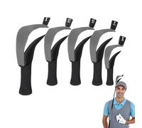 Golf Wood Club Headcovers Golf Hybrid Headcover Long Neck Protective Club Covers Anti Slip Wood Hybrid Head Cover Protective Head Cover For Men Protective Head Cover For Women Golf Enthusiast Headcove