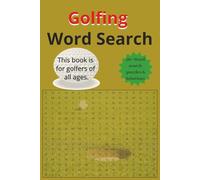 Golf Word Search: 50+ Word search puzzles & solutions | For Golf enthusiasts | 6x9 inches, 110 pages