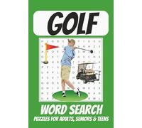 Golf Word Search Puzzle Book: Easy to Read Print about Golfing, Golf Equipment, Golf Courses and More | 6x9 Inches, 110 pages | 50+ Puzzles