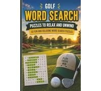 Golf Word Search Puzzle Book for Adults & Teens: 50 Large Print word search Puzzles (Escape to Hobbies Puzzle)