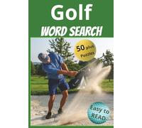 Golf Word Search Puzzle Book: Word search book with easy to read print about Golf, Golf Equipment and Golfing rules and regulations ....and more, 6 x ... for gift for holidays, birthdays or fun times