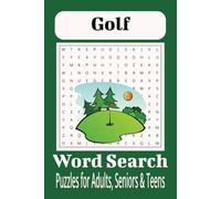 Golf Word Search Puzzle Book: Word Search with Easy to Read Print about Golf, Golfing, and More | 6x9 inches |110 pages | 50+ Puzzles... Gift for Vacations, Holidays, Free Times, Fathers Day