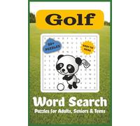 Golf Word Search Puzzle Book: Word Searches with Easy to Read Print about Golf, Golf Equipment, Tours and More | 6x9 inches, 110 pages | 50+ Puzzles ... (Quizz Chrizz Hobby Word Search Collection)