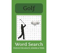 Golf Word Search Puzzle Book: Word Searches with Easy to Read Print about Golfing, Golf Lovers, Golf Clubs and more | 6x9 inches, 110 pages | 50+ Puzzles … Gift for Vacations, Holidays and Free Times