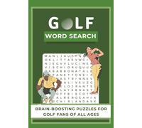 Golf Word Search: Word Search Puzzles with Easy-to-Read Print about Golf Terms, Courses, Gear & Techniques | 6x9 inches, 110 pages | 50+ Puzzles... Great Gift for Golfers, Coaches & Sports Fans