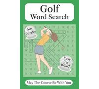 Golf Word Search: Word Searches with Easy to Read Print about , Golfing | 6x9 inches, 110 pages | 50+ Puzzles…Gift for Vacations, Holidays, and Free Times.