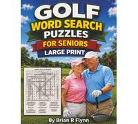 GOLF WORD SERACH PUZZLES FOR SENIORS: LARGE PRINT FUN FOR SENIORS