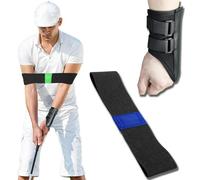 Golf Wrist Swing Trainer Set,Golf Alignment Sticks,Easy Correct Training Swing Gesture Alignment Practice Tool for Golf Beginners (Blue)