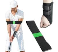 Golf Wrist Swing Trainer Set,Golf Alignment Sticks,Easy Correct Training Swing Gesture Alignment Practice Tool for Golf Beginners (Green)