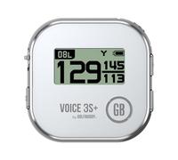 GOLFBUDDY Voice 3S+ - Telémetro GPS de golf parlante | GPS con sombrero de clip con pendiente de encendido/apagado | Distancia de audio a la parte delantera/centro/trasera | 40,000 campos | Batería de