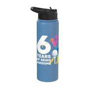 GOLFER 6 YEARS OF BEING AWESOME GOLF 6º DÍA DE NACIMIENTO Stainless Steel Insulated Water Bottle